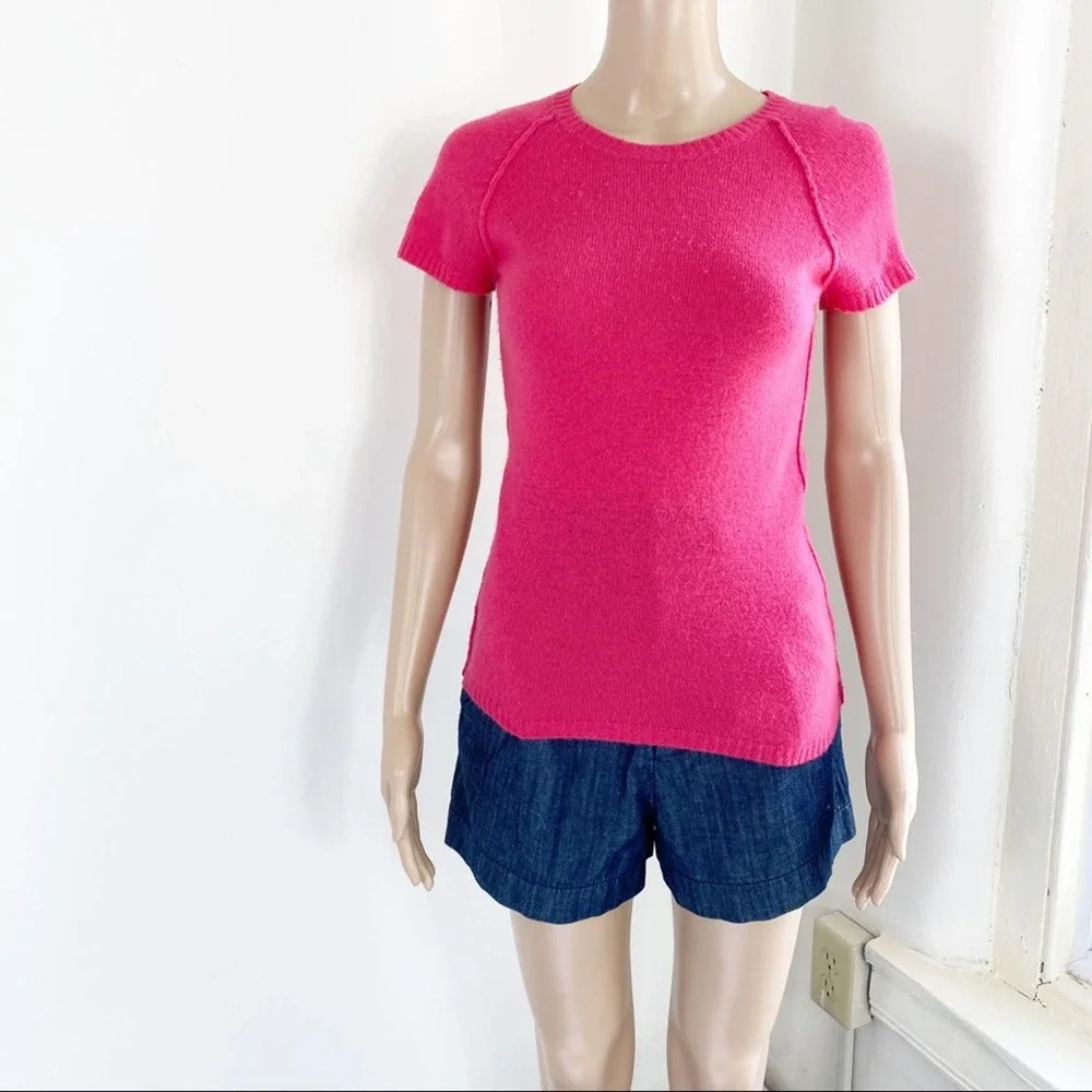 Philosophy Cashmere Exposed-Zip Sweater Pink Burst
